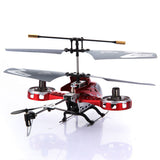 Hot Red Avatar Z008 4CH Metal RC Helicopter Micro Gyro Remote Controlled Aircraft Toy Gift RTF LED Light