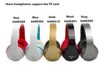 Bluetooth Headphones Headband Headsets Support TF card FM Radio Hands-Free MP3 Player Super Bass HiFi Sound