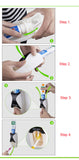 Fashion Automatic Toothpaste Dispenser +Toothbrush Holder Set Family Set Wall Mount