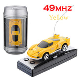 Mini Coke Can RC Radio Remote Control Micro Racing Car Hobby Vehicle Toy Birthday Gift
