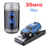 Mini Coke Can RC Radio Remote Control Micro Racing Car Hobby Vehicle Toy Birthday Gift