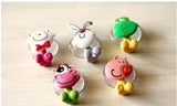 Cute Cartoon sucker toothbrush holder / suction hooks /household items /bathroom/toothbrush rack/bathroom set 5pcs/lot