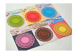 High quality Translucent openwork lace coasters Nice Insulation coasters cute Cup mat