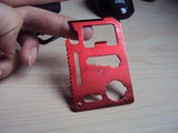 Emergency Survival Knife,Mini Multi Tool Card with leather cover credit card knife cardsharp knive