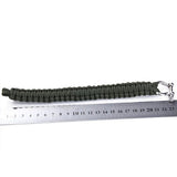 Survival Bracelet with Stainless Steel Bow Shackle Paracord BucklesTravel Kit Survival Tool For Camping