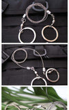 Steel Wire Saw Scroll Saw Hiking Hunting Camping Emergency Survival Tool Kit
