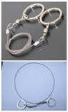 Steel Wire Saw Scroll Saw Hiking Hunting Camping Emergency Survival Tool Kit