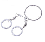 Steel Wire Saw Scroll Saw Hiking Hunting Camping Emergency Survival Tool Kit