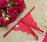 Ladies Lace Sexy Open Crotch Thongs G-string V-string T-Back Panties Knickers Underwear