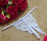 Ladies Lace Sexy Open Crotch Thongs G-string V-string T-Back Panties Knickers Underwear