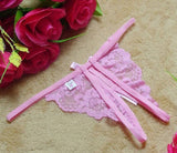 Ladies Lace Sexy Open Crotch Thongs G-string V-string T-Back Panties Knickers Underwear