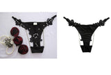 New Sexy Mash Crystal Lace Trance Thong Underwear Lingerie