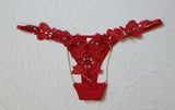 New Sexy Mash Crystal Lace Trance Thong Underwear Lingerie