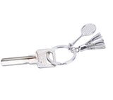 Badminton key chain shuttlecock & badminton racket keychain key ring