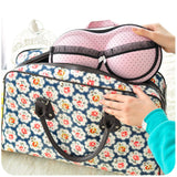 Stylish Portable Lingerie Storage Case Sexy Lady's Colorful Bra Chest Bag Underwear Organizer Travel Bag For Women