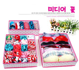 New 3 Pcs/set Storage Box Set For holder Bra Underwear Tie Socks with 6/7/24 cell
