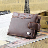 Casual Wallets For Men New Design Genuine Leather Top Purse Wallet With Coin Bag