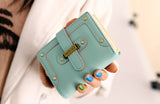 New Fashion good PU leather zipper&Hasp fashion women wallets/lady purses short style