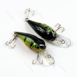 M112"50mm 5g Sinking Fishing Lures Minnow Crank Bait Crankbait Tackle Treble Hook