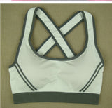 New Arrival Women Sexy Racerback Stretch Yoga Athletic Sports Bras Crop Bra