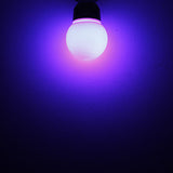 5W RGB Golden Shell Light Remote Controlled LED Ball Bulb (85-265V)
