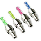 New 8pcs/lot Mix Color Bike Bicycle Car Wheel Tire Valve Cap Spoke Neon Flash LED Lights Lamp