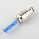 New 8pcs/lot Mix Color Bike Bicycle Car Wheel Tire Valve Cap Spoke Neon Flash LED Lights Lamp