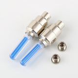 New 8pcs/lot Mix Color Bike Bicycle Car Wheel Tire Valve Cap Spoke Neon Flash LED Lights Lamp