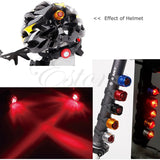 Bike Bicycle Cycling Front Rear Tail Helmet Flash Light Safety Warning Lamp