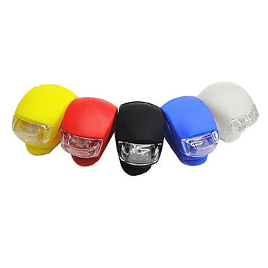 3-Mode 2-LED Bicycle Front Light (2xCR2032, Assortted Colors)