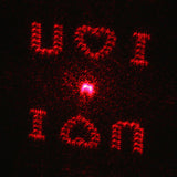 4 in 1 Red Laser LED Keychain - Silver