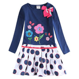 Baby Girl Dress long sleeve kids dresses for girls clothes Nova Floral Baby Girl Dress Kid Girl Party Dress children clothing