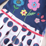 Baby Girl Dress long sleeve kids dresses for girls clothes Nova Floral Baby Girl Dress Kid Girl Party Dress children clothing