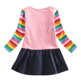 Baby Girl Dress long sleeve kids dresses for girls clothes Nova Floral Baby Girl Dress Kid Girl Party Dress children clothing
