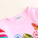 Baby Girl Dress long sleeve kids dresses for girls clothes Nova Floral Baby Girl Dress Kid Girl Party Dress children clothing