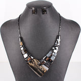 Fashion Jewelry Sets Gunmetal Plated Multicolor/Green/Red Colors High Quality Party Gifts