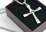 Male Necklaces & Pendants Fashion Movie jewelry The Fast and The Furious Toretto Men Classic Colar CROSS Pendant Necklace
