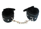 1Pair Comfy Sexy Toy Plush Handcuffs PU Leather Handcuffs Bondage Toys Adult Sex Products Sex Flirt Toy Tools