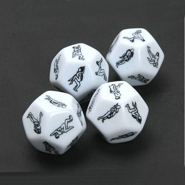 12 Sides Love Sex Adult Sexy Spice Erotic Craps Dice Toy Yahtzee 2 Dices Game