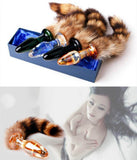 Love Faux Raccoon Fox Tail Butt Anal Plug Sexy Romance Sex Toys Funny Adult Products