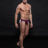 Sexy Men's Mesh Thong Jockstrap G-string Back Hole Briefs Underwear