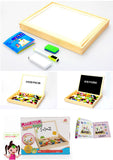 Wood magnetic oppssed child educational toys