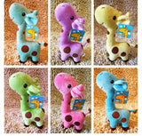 new infant baby boys girls toy Lovely Giraffe Deer Soft Plush Toy children Animal Dolls Baby Kid Birthday Party Gift