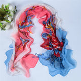 Women scarf fashion pashmina 2014 new design long shawl cape silk chiffon tippet muffler echarpes Scarves