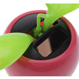 Solar Powered Flip Flap Flower Plant-Pink