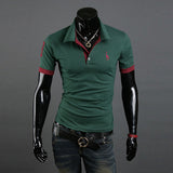 New Casual Men's Slim Fit Stylish Short Sleeve Shirts for man