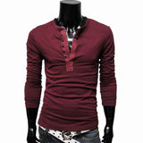 Hot Sale Men Tshirt Fashion T-shirts Summer Wear Long Sleeve