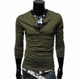 Hot Sale Men Tshirt Fashion T-shirts Summer Wear Long Sleeve