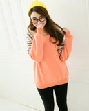 Mix color knitted embroidery sleeve high quality fleece inside winter women's hoodies warm sweatshirts