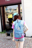 New Arrive Hot Selling Printing Women Backpack Canvas Material Students School Bag Children Hiking Backapcks